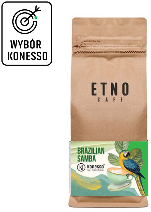 Etno Cafe zrnková káva X Koneso Brazilian Samba 250g