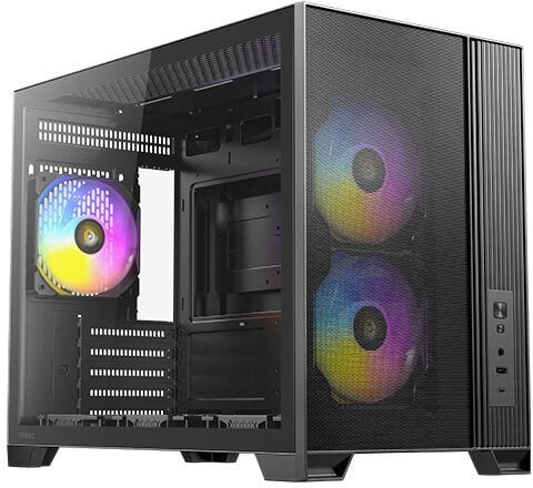 Antec Počítačová skříň Flux M, černá, Micro-ATX ITX