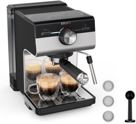 Krups Authentic+ XP384E10 kávovar Poloautomatické Espresso kávovar 2 l