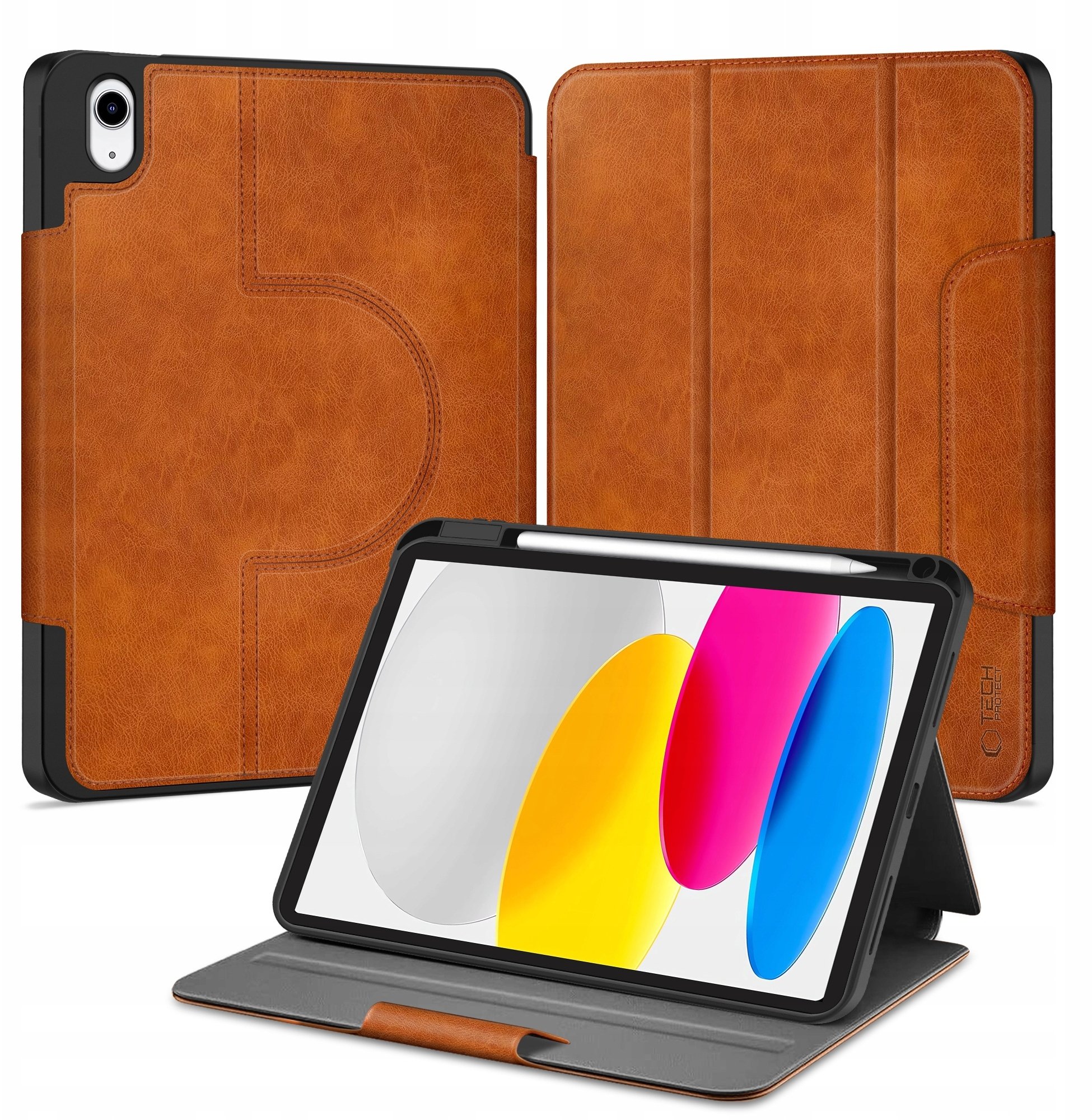 Tech-Protect Pouzdro na tablet FLEECE na iPad 10,9  10 / 2022 / 11  11 / 2025 HNĚDÉ