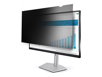 StarTech.com 22-inch 16:9 Computer Monitor Privacy Filter, Anti-Glare Privacy Screen with 51% Blue Light Reduction, Black-out Monitor Screen Protector w/+/- 30 deg. Viewing Angle, Matte and Glossy Sid