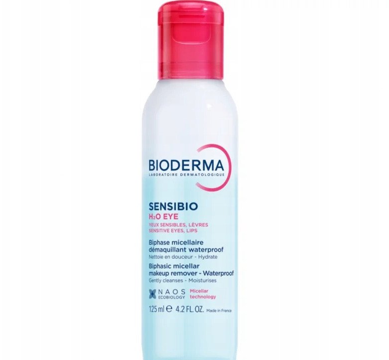 Bioderma Sensibio H20 Eye akiu makiažo valiklis, 125 ml