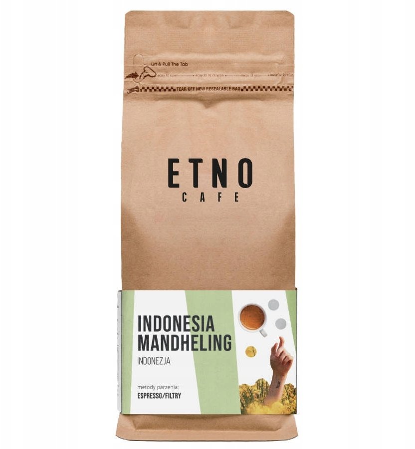 Etno Cafe Coffee Bean Indonesia Mandheling Coffee Bean 250g