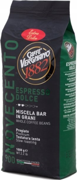 Caffe Vergnano Kávová zrna Vergnano 900 Espresso Dolce 1 kg zrnková káva