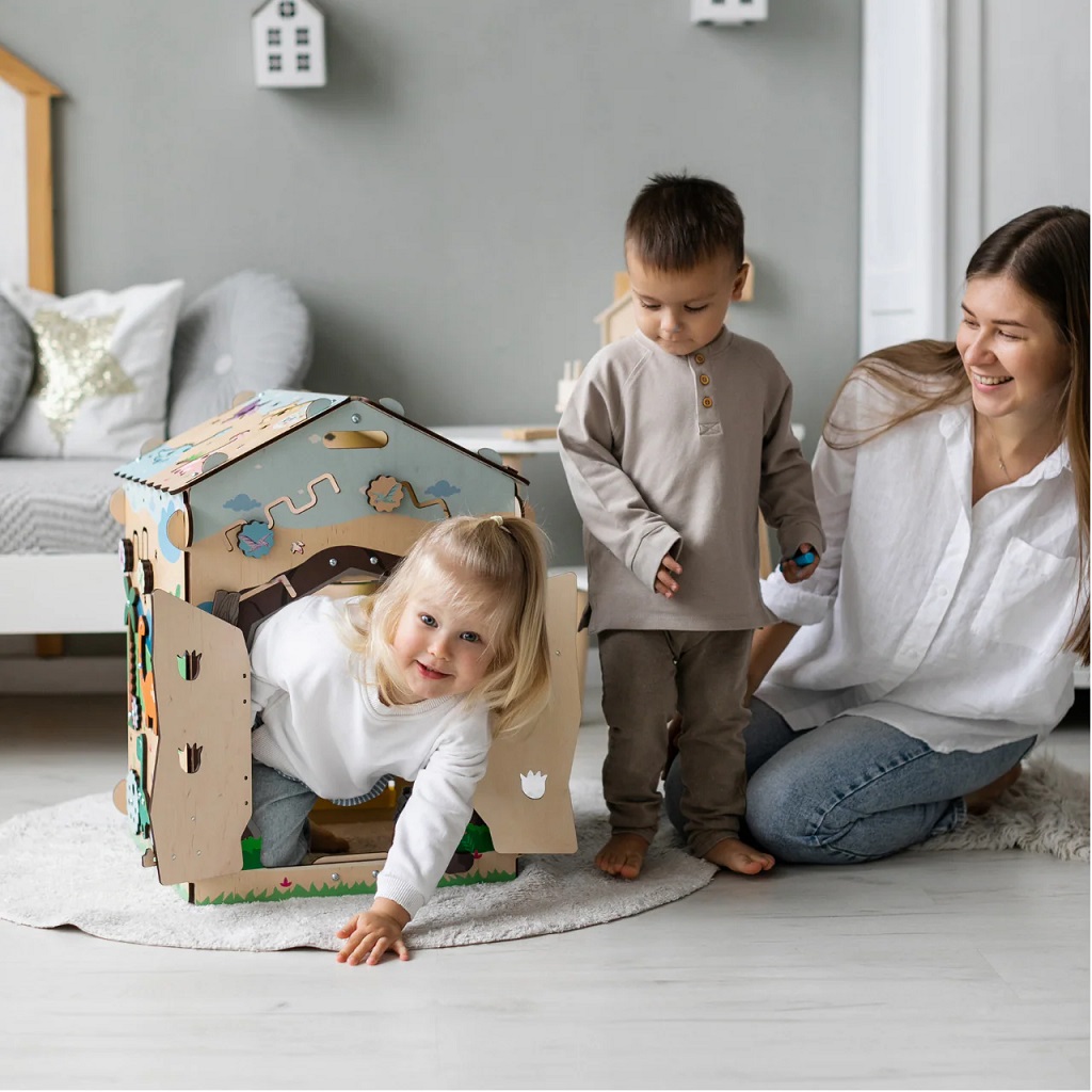 BusyKids Activity board Domeček DINO