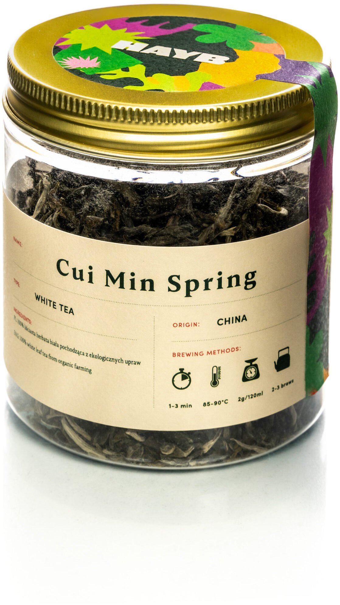 HAYB Cui Min Spring Premium bílý čaj 35g