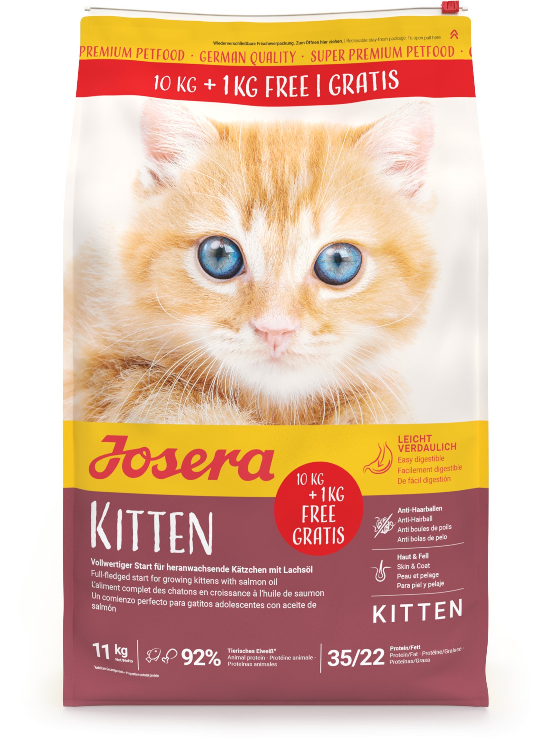 Josera Kotě 10+1 kg