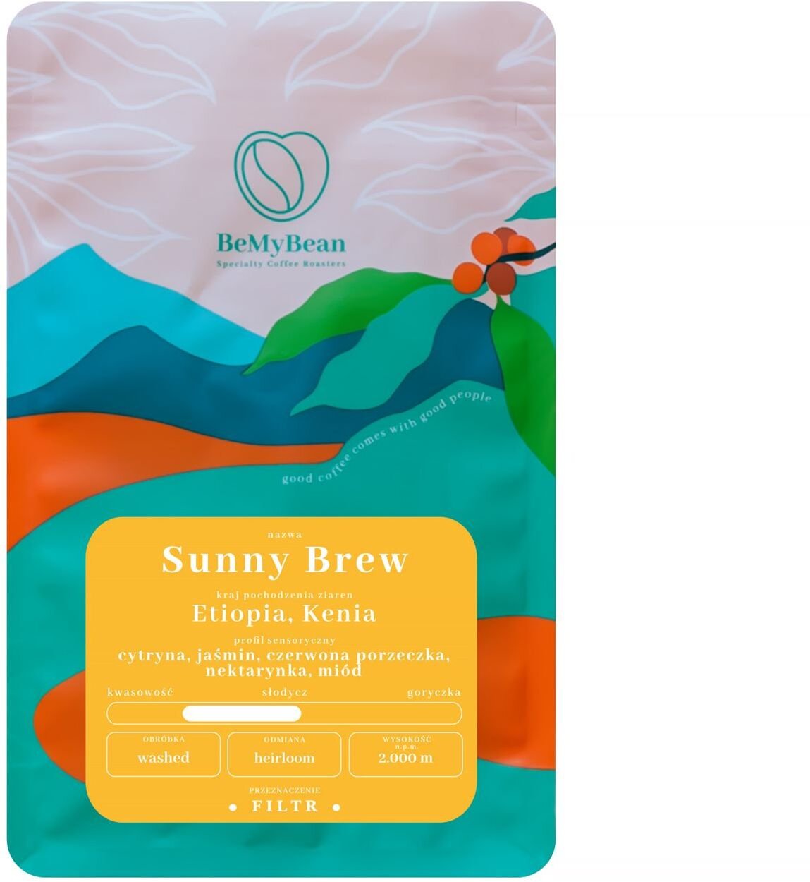 BeMyBean - Sunny Brew Blend filtrovaná káva 1 kg