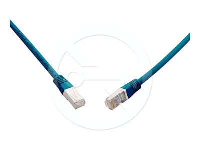 SOLARIX 10G patch kabel CAT6A SFTP LSOH 10m,modrý