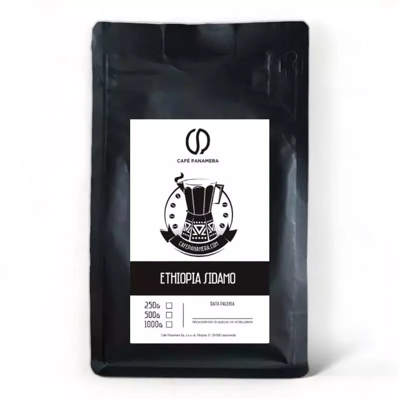 Cafe Panamera Ethiopia Sidamo kávová zrna 250 g