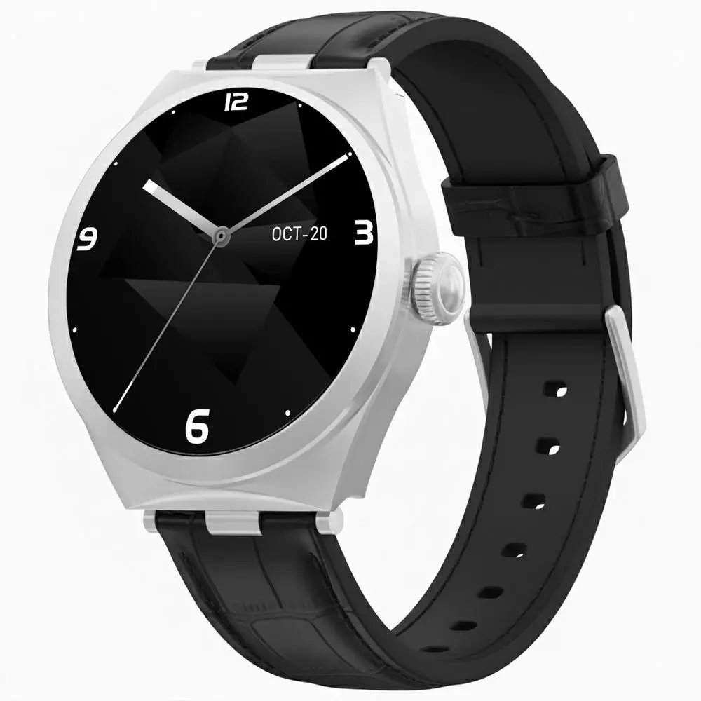 Gravity Chytré hodinky Smartwatch stříbrná černá GT25-8