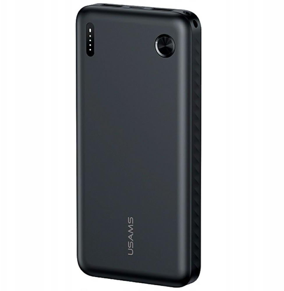 USAMS Powerbanka PB83 10000mAh PD 2xUSB-A USB-C černá