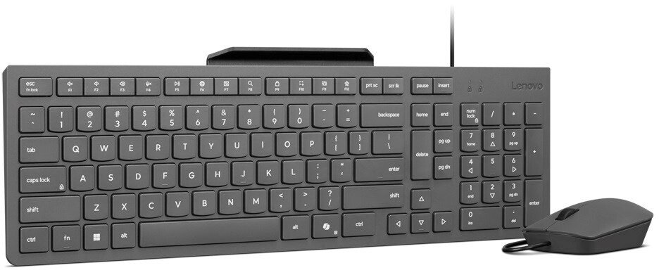 Lenovo 310 USB-A Wired Combo US English GX31R09775 Černá