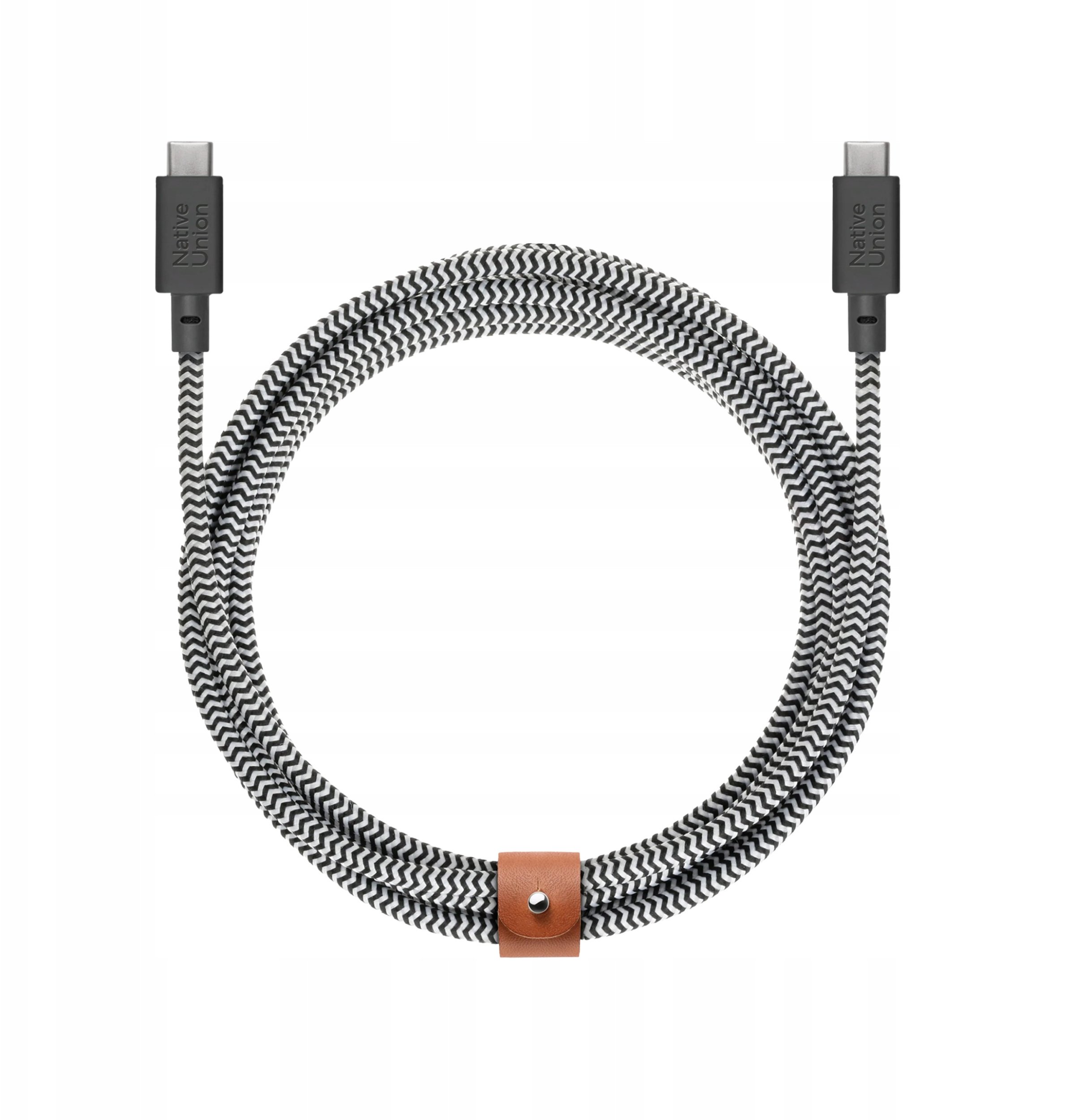 Native Union Kabel USB-C - USB-C 3 m černý (BELT-XL-C-ZEB-3-NP)
