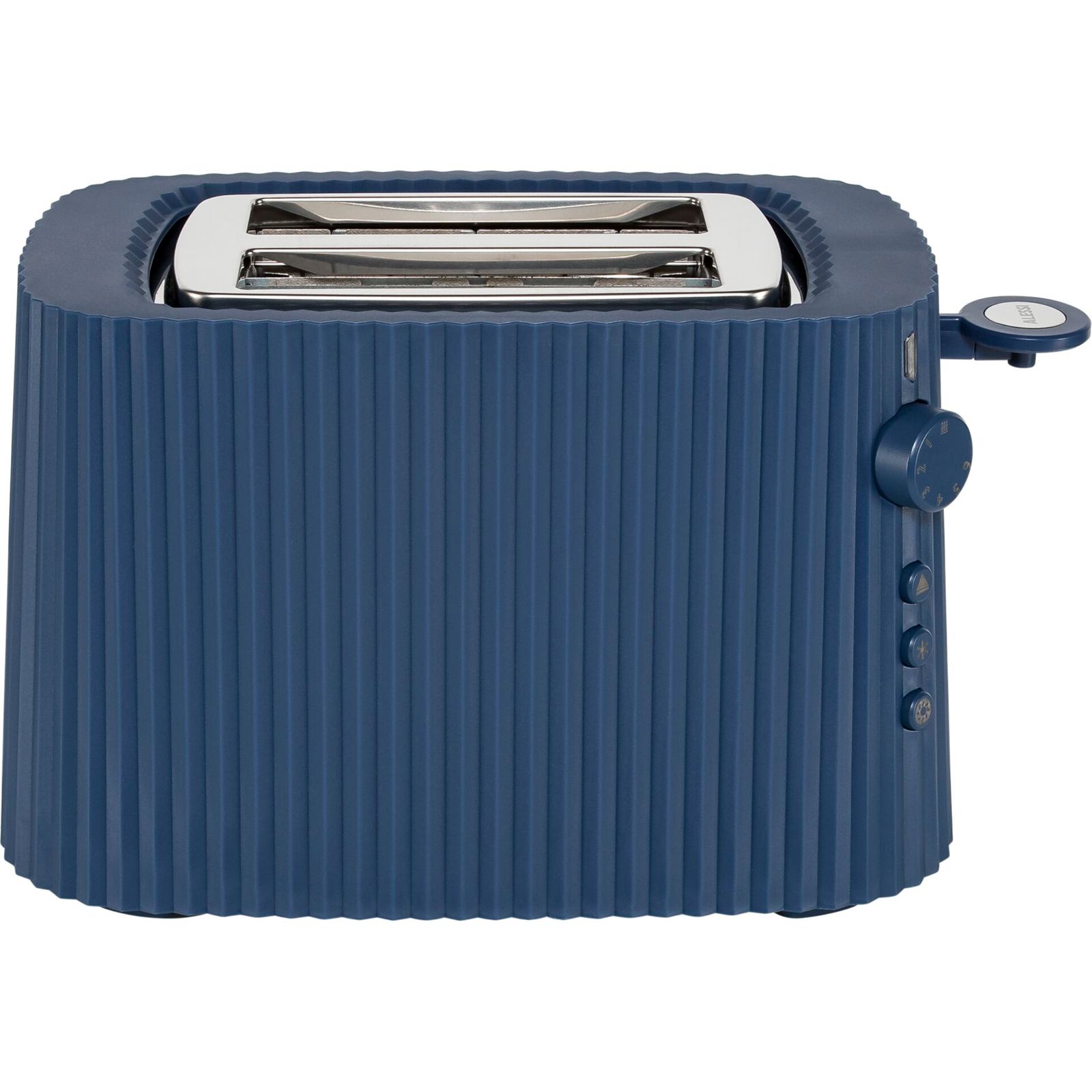 Alessi Plisse Toaster blau