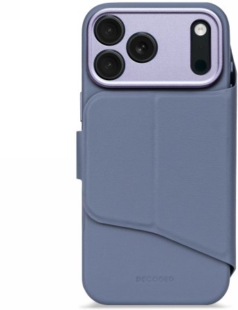 NoName Odnímatelné texturované silikonové peněženky Decoded - ochranné pouzdro pro iPhone 17 Pro Max kompatibilní s MagSafe (navždy modrá)