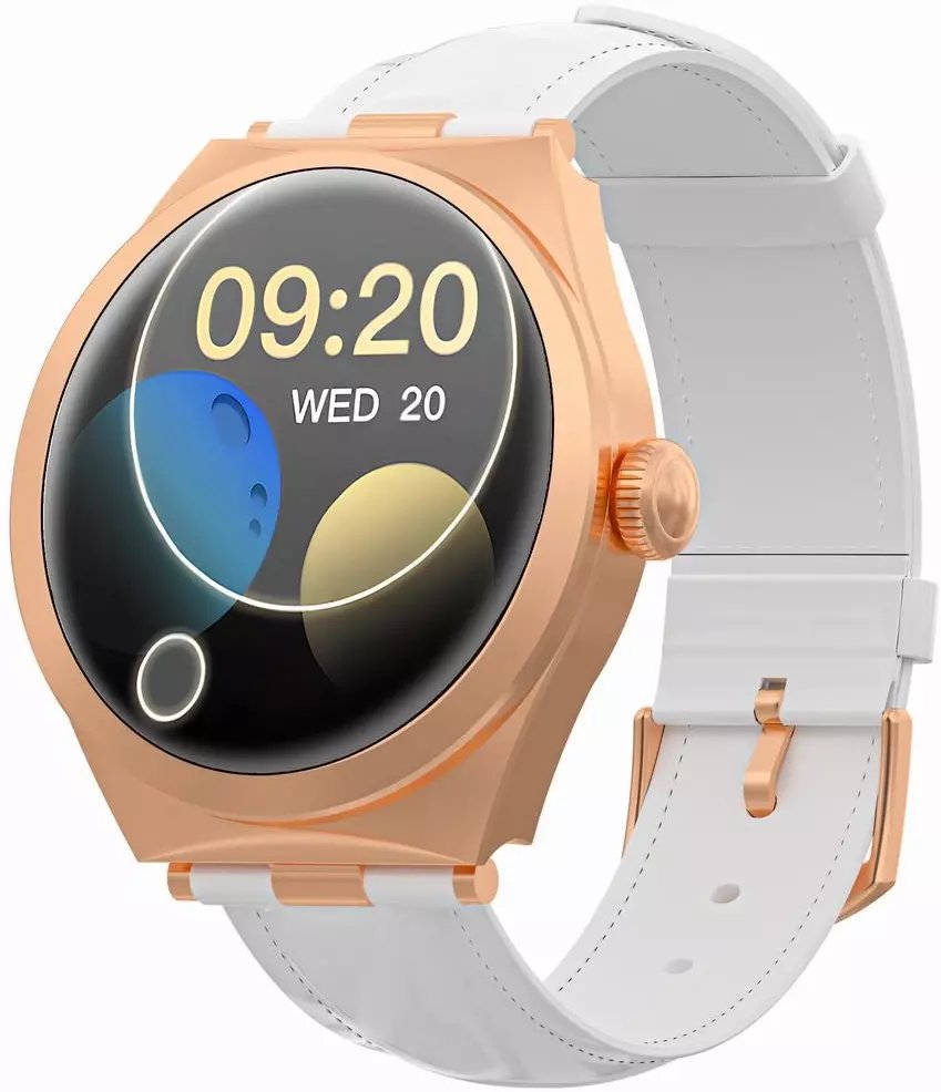 Gravity Chytré hodinky Smartwatch růžovo-zlaté bílé GT25-5
