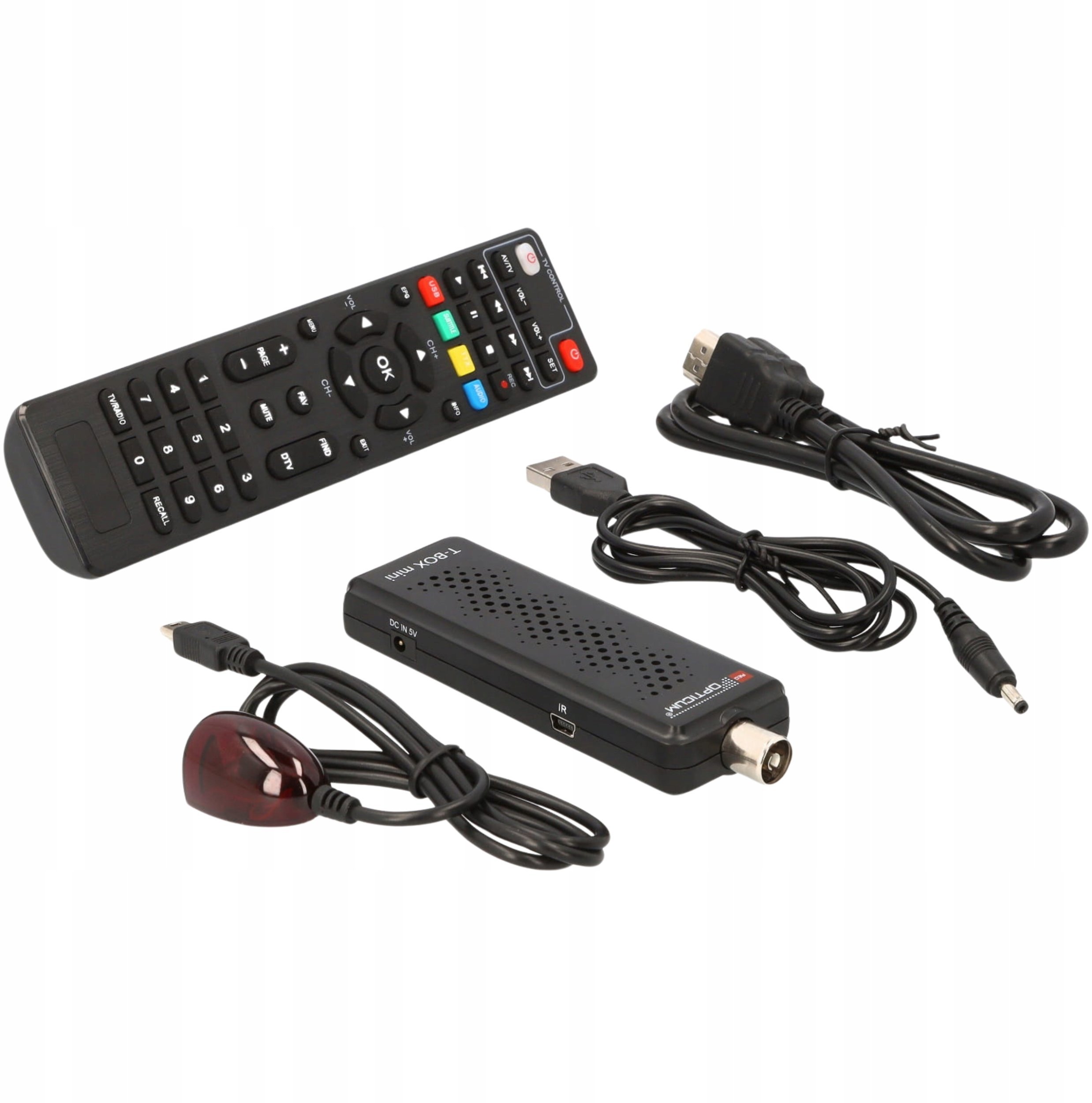 Opticum Red T-BOX mini DVB-T2/C H.265 TV tuner