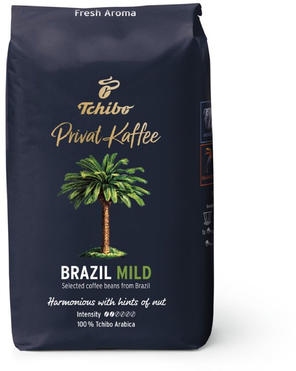 Tchibo Coffee Beans Privat Kaffee Brazil Mild 500g