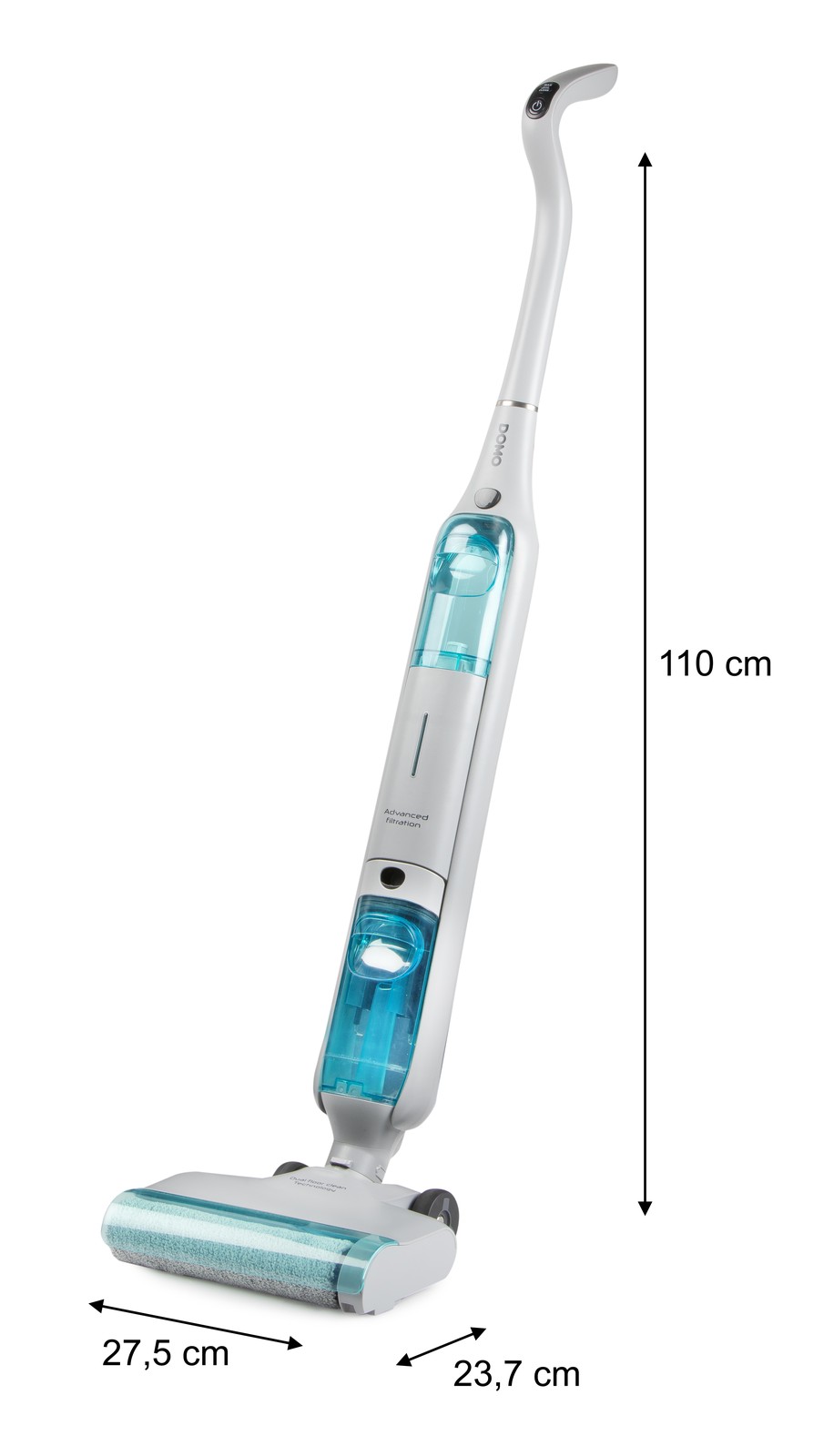 Podlahový čistič 2v1 s odsáváním - DOMO DO253SW
