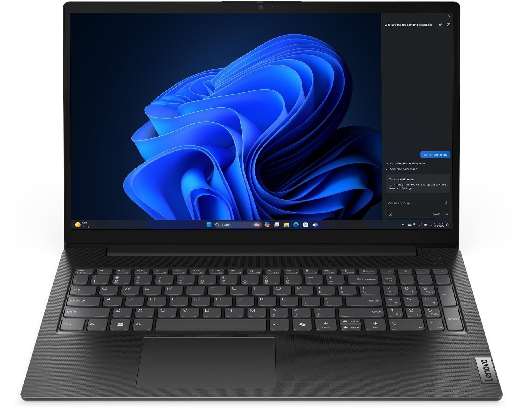 Lenovo Notebook V15 G5 83GW008APB DOS i3-1315U/16GB/512GB/INT/15.6 FHD/Business Black/1YR CI