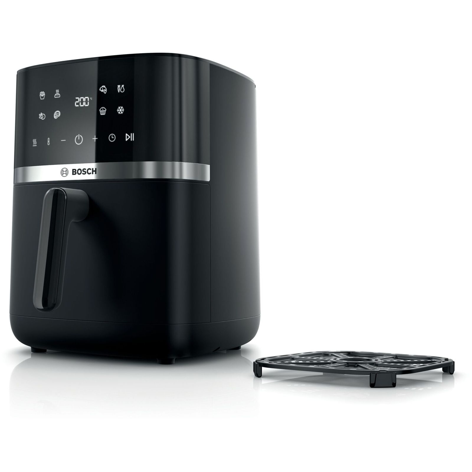 Bosch Serie 4 MAFS2462B fritovací hrnec Samostarný 6,1 l Samostatné 2050 W Horkovzdušná fritéza Černá