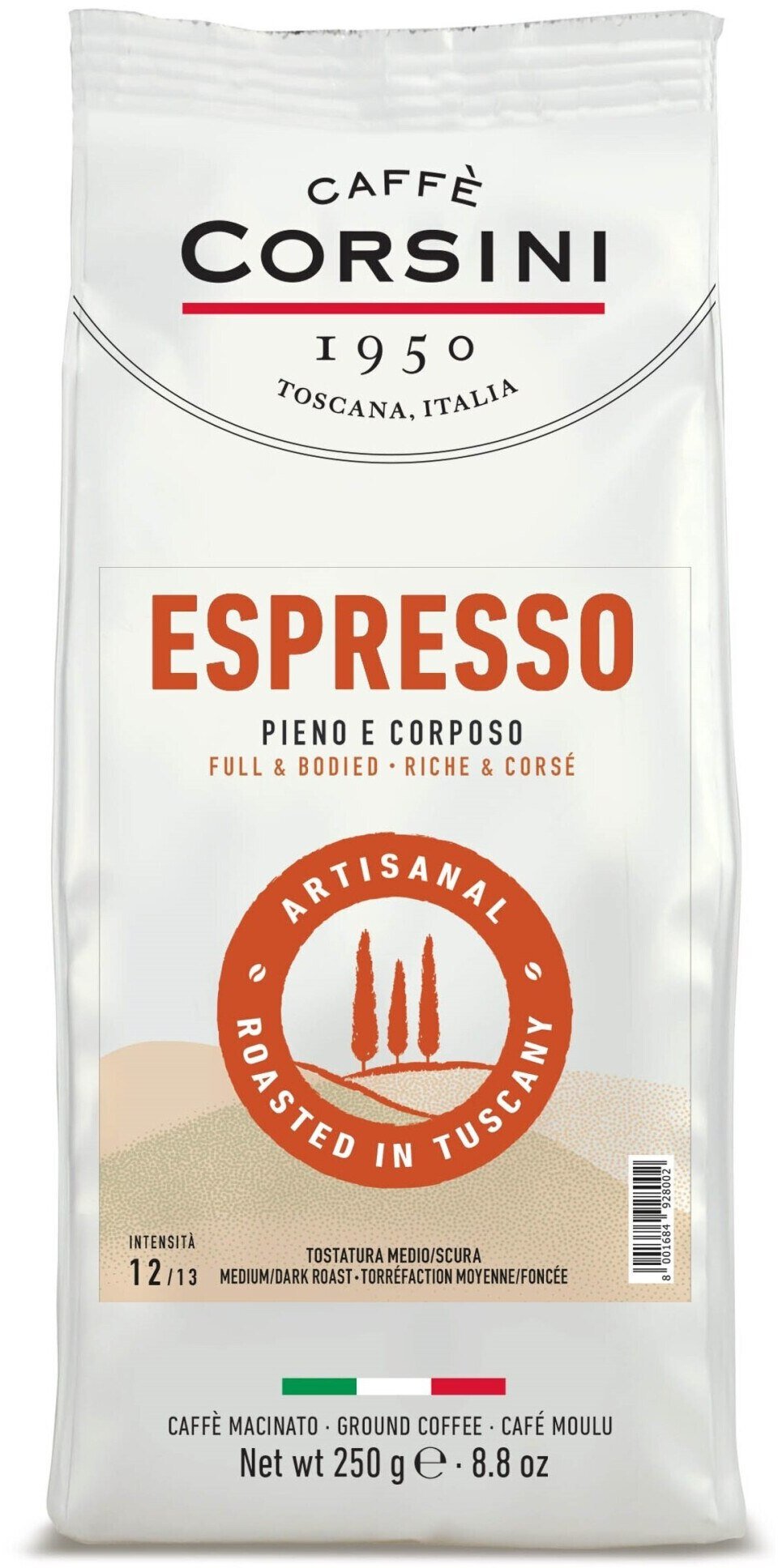 Caffe Corsini mletá káva Espresso 250g
