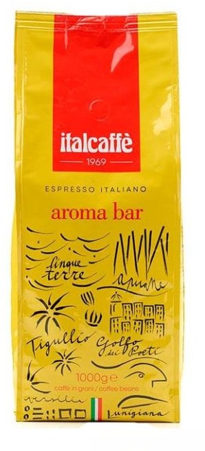 Italcaffe Espresso Italiano Aroma Bar zrnková káva 1 kg