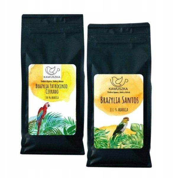 Kawuszka Kávová zrna Kávová zrna Brazil Santos/Saint Rafael 1kg
