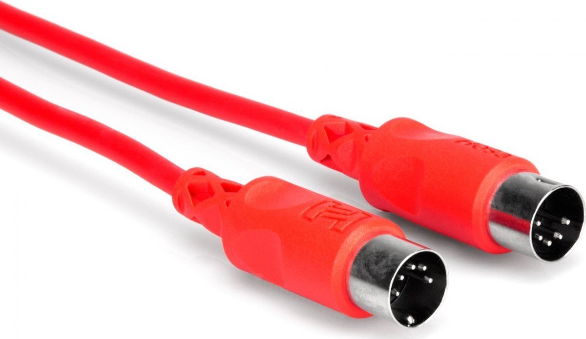 Hosa DIN - DIN kabel 3,05m červený (MID-310RD)