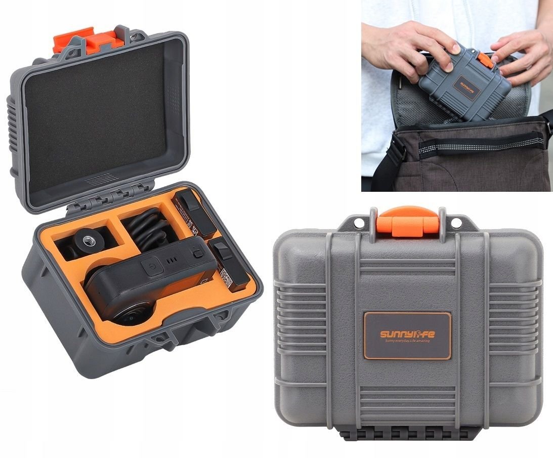 SunnyLife Voděodolné pouzdro, ochranné mini pevné pouzdro pro DJI Osmo 360 / Aqx-21-gy