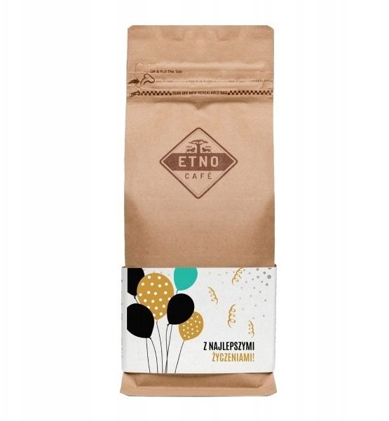 Etno Cafe kávová zrna s přáním všeho nejlepšího 250g