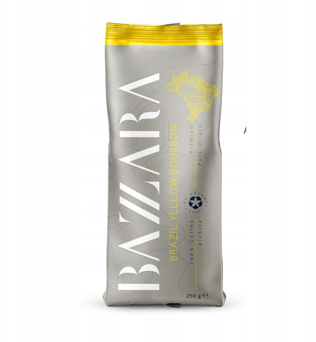 Bazzara Mletá káva ESPRESSO BRAZIL YELLOW BOURBON Moka mletá káva 250g