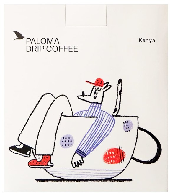 Paloma Drip Bag Kávová mletá káva - Kenia Matunda - 10 ks.