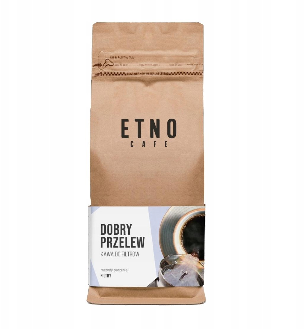 Etno Cafe zrnková káva Dobry Przelew zrnková 1kg