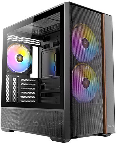 Antec Počítačová skříň Flux Rear, černá