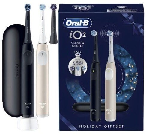 SADA ZUBNÍCH KARTÁČKŮ ORAL-B IO2 DUO XMAS