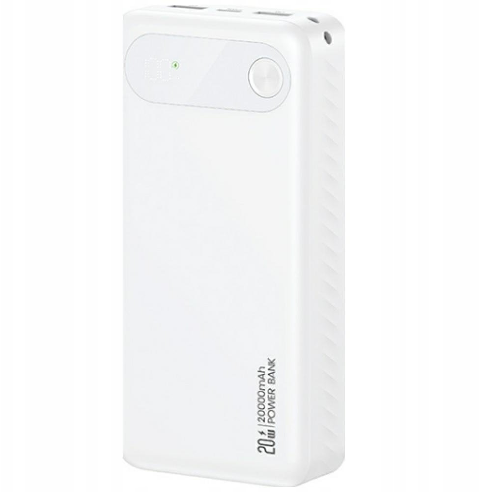 Usams Powerbanka Powerbank PB80 PD20W 20000mAh bílá
