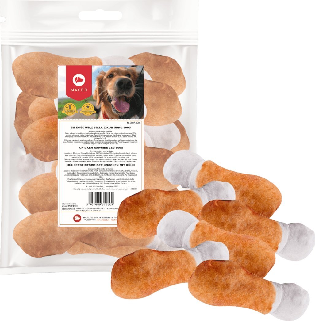 Maced MACED SM Kuřecí stehno s bílou kostí a vázanou kostí 500g