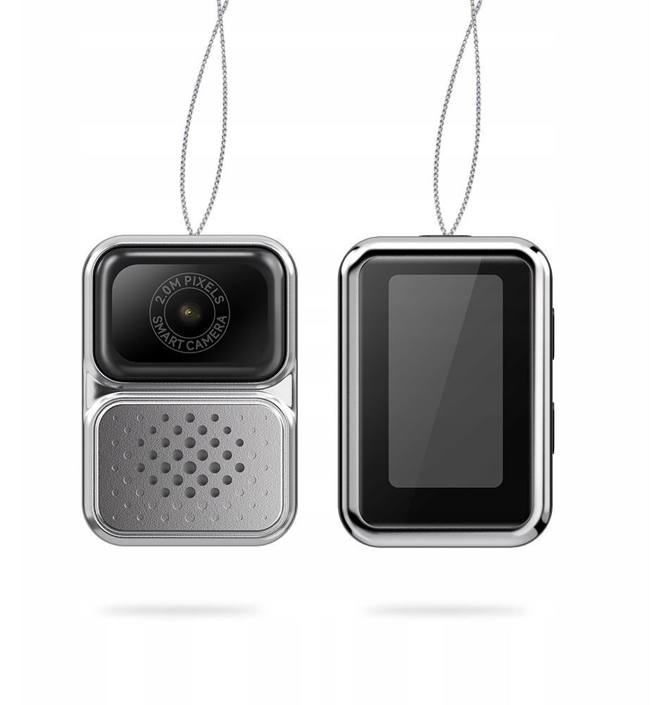 Xrec Digitální fotoaparát Mini X3 2mp Video LCD 0.96 Klíčenka s digitálním fotoaparátem / stříbrná