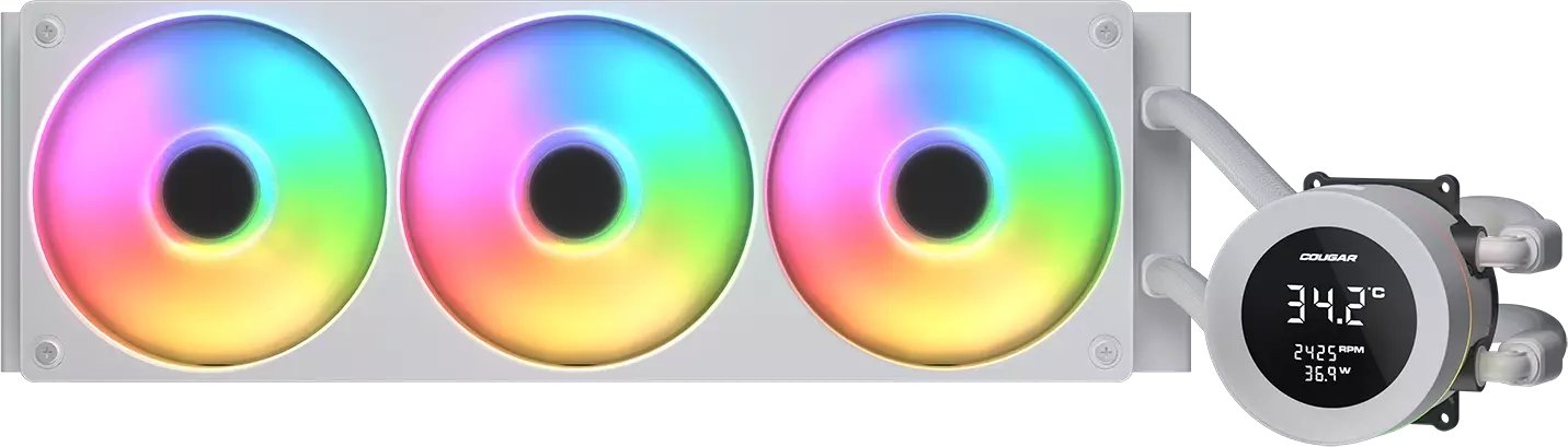 COUGAR chlazení POSEIDON VISTEK ARGB 360 AIO vodní white
