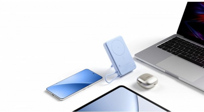 XIAOMI PowerBank Magnetic 10000 se stojánkem modrý