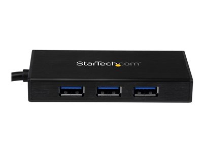 Hub USB StartEch 3 USB 3.0 + Ethernet Ports (ST3300GU3B)