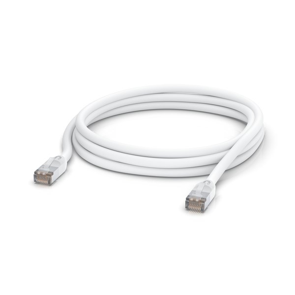 Ubiquiti Patch kabel, venkovní, STP, Cat5e, 3m, bílá