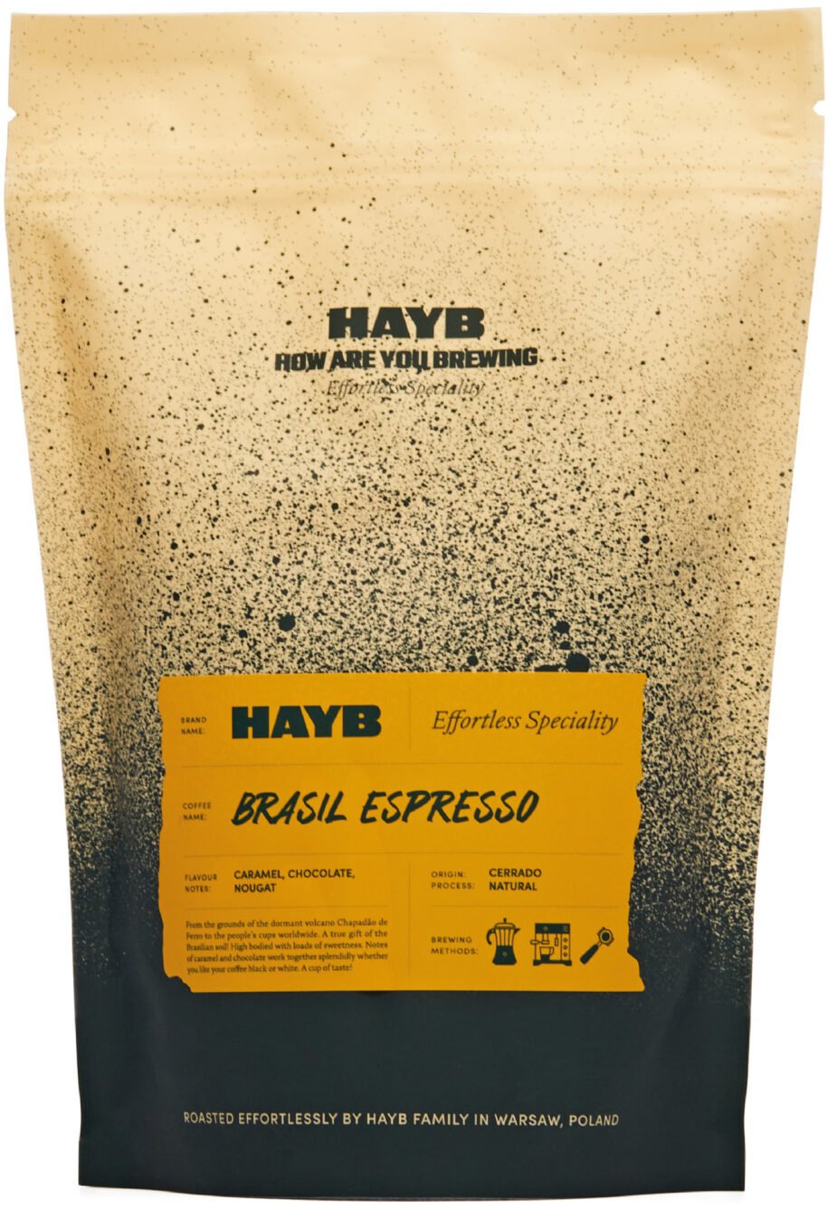 HAYB Brasil Espresso káva zrnková 250 g