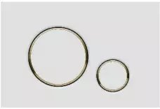 NoName AQ.501-30206 / AQUAFORM / OPTIMA CIRCLE / CIRCLE TOALETNÍ TLAČÍTKO BÍLÉ + ZLATÉ / M775