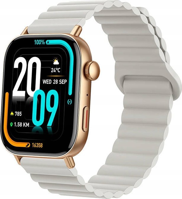 Colmi C8 Max smartwatch with magnetic strap (gold)