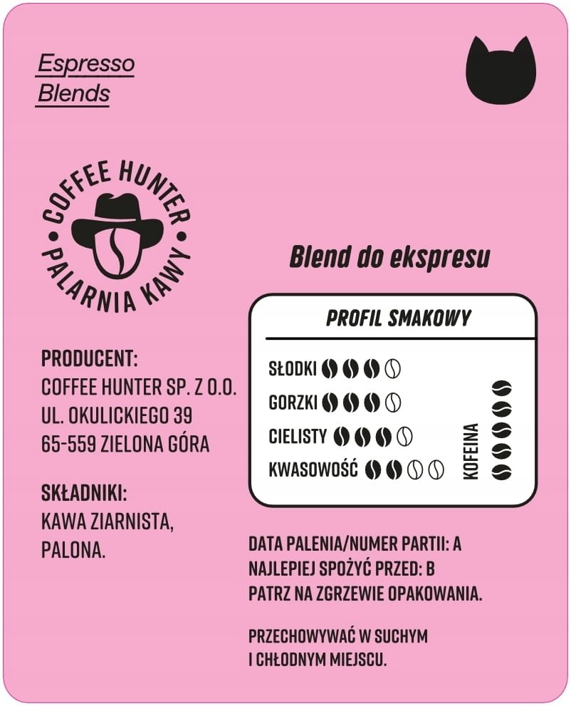 Coffee Hunter Kávová zrna 250g