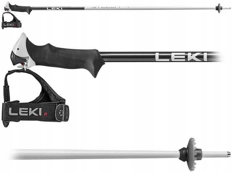 Leki KIJ Stella S 105 bílá-tmavá antracit