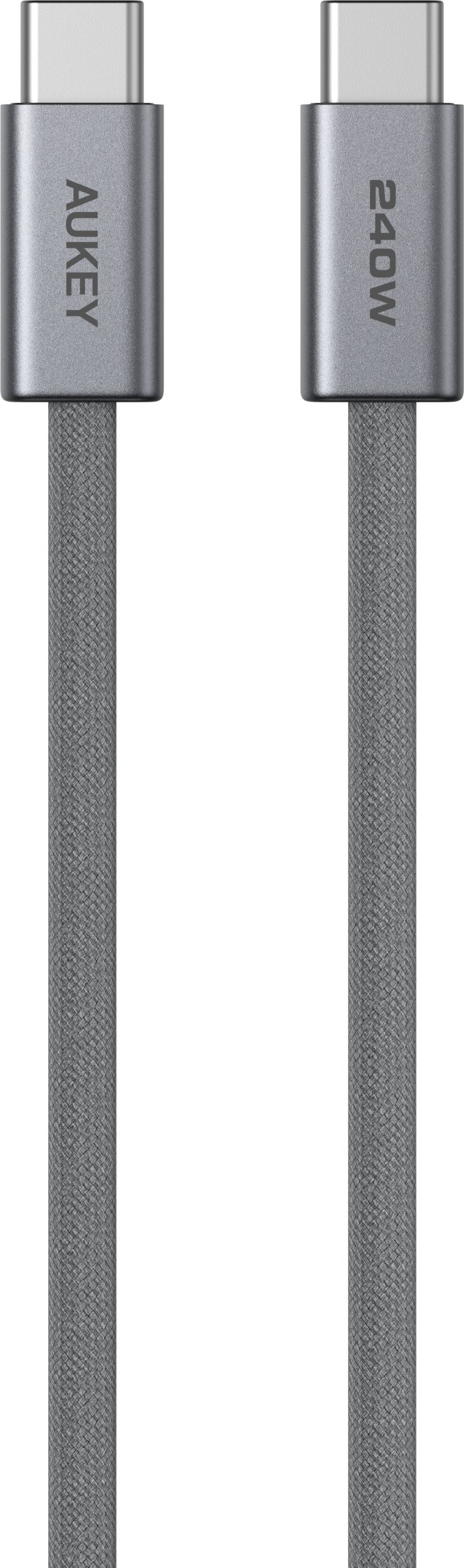 Aukey Kabel USB-C - USB-C 1,8 m šedý (Aukey)